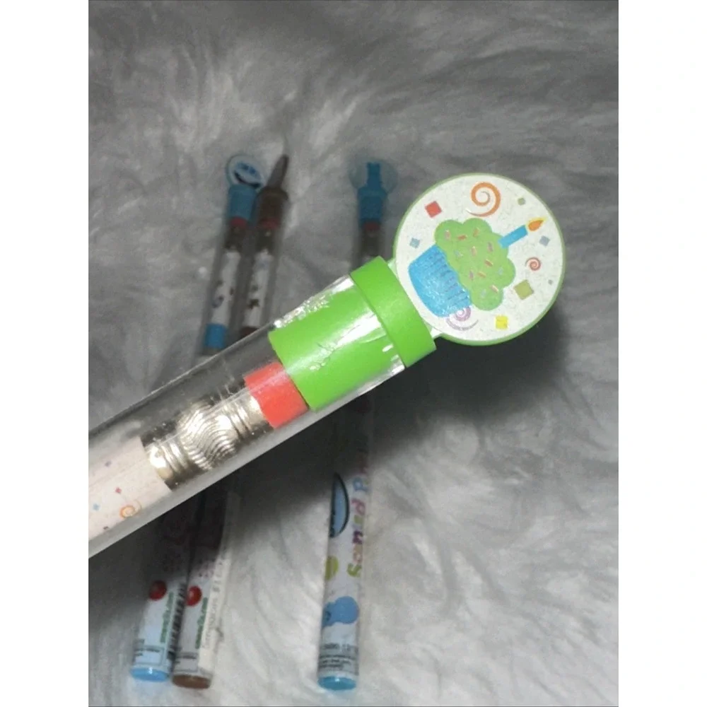 5 Smencils Scented Pencils Birthday Cake Cotton Candy Gingerbread Holiday Cheer